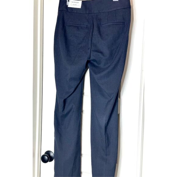 Ann Taylor NWT “The Trouser in curvy” dark gray pants size 4 - Picture 4 of 8